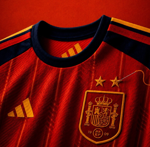 Camiseta roja de la selección española