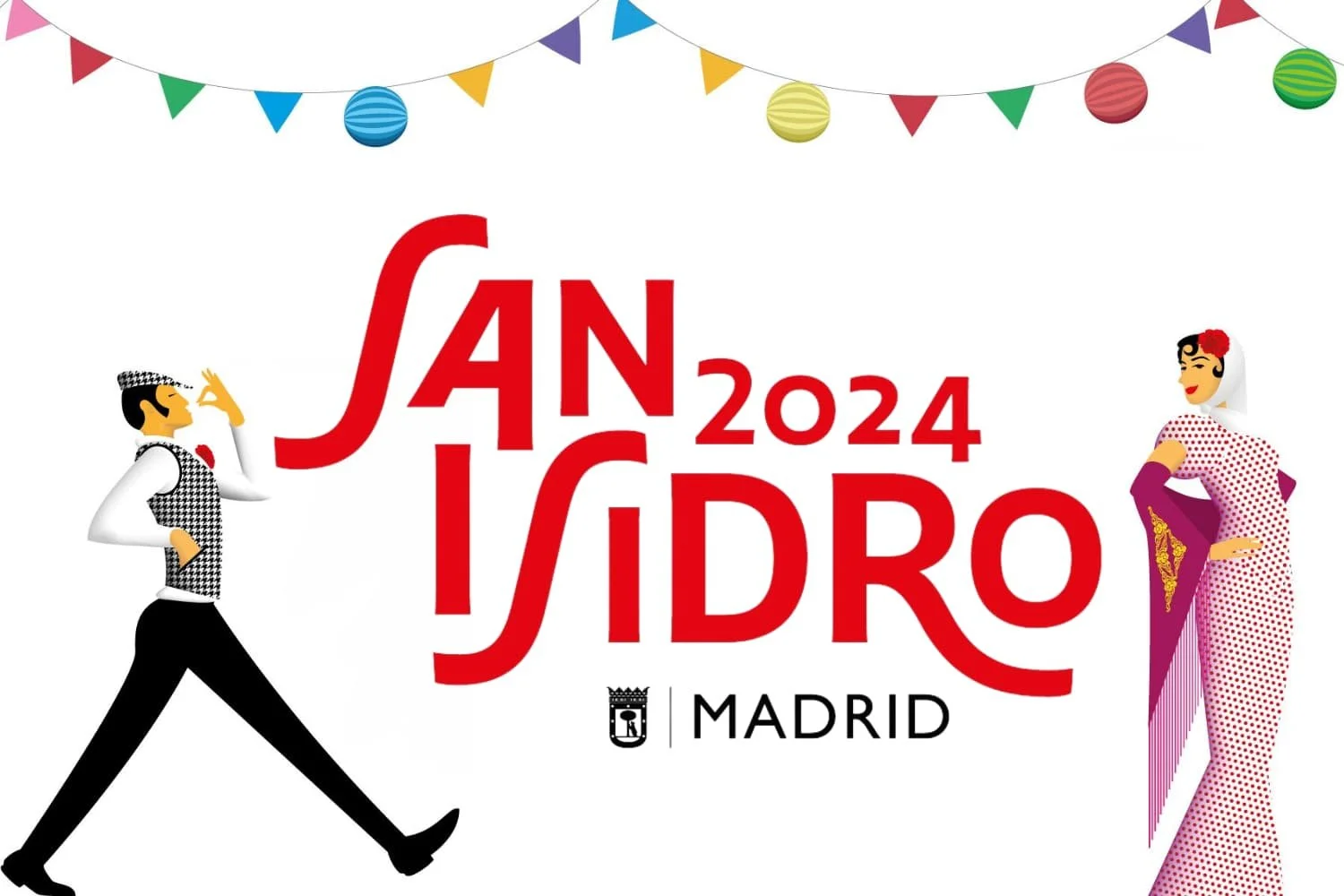 Cartel de las fiestas de San Isidro 2024 en Madrid