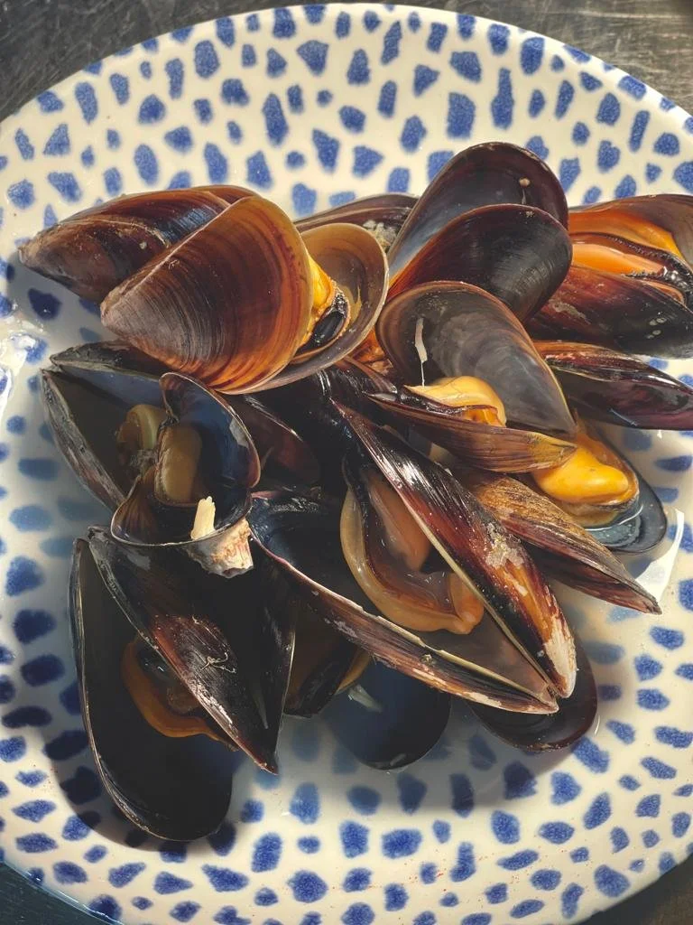 Mejillones gallegos al vapor