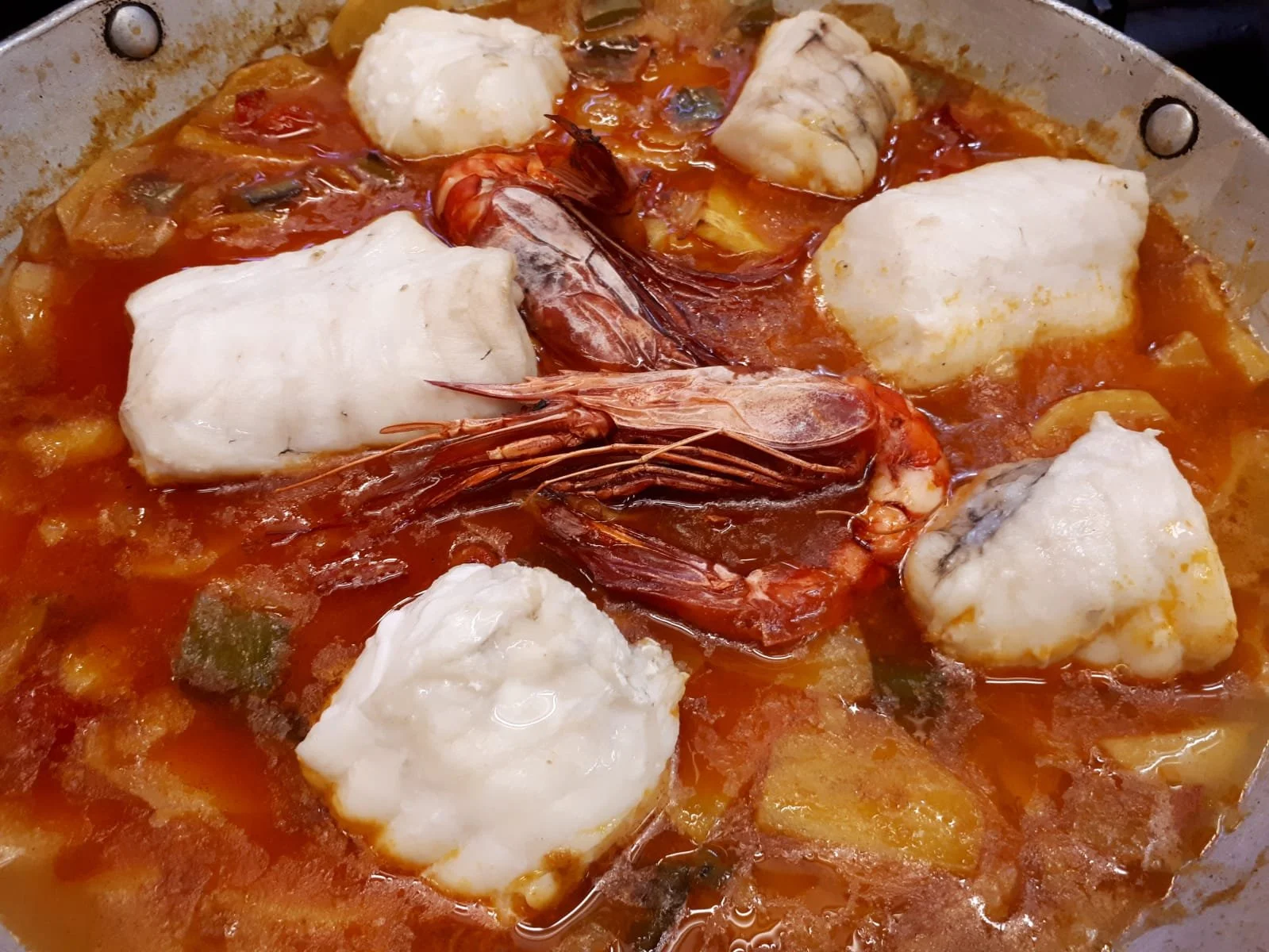 Merluza en salsa