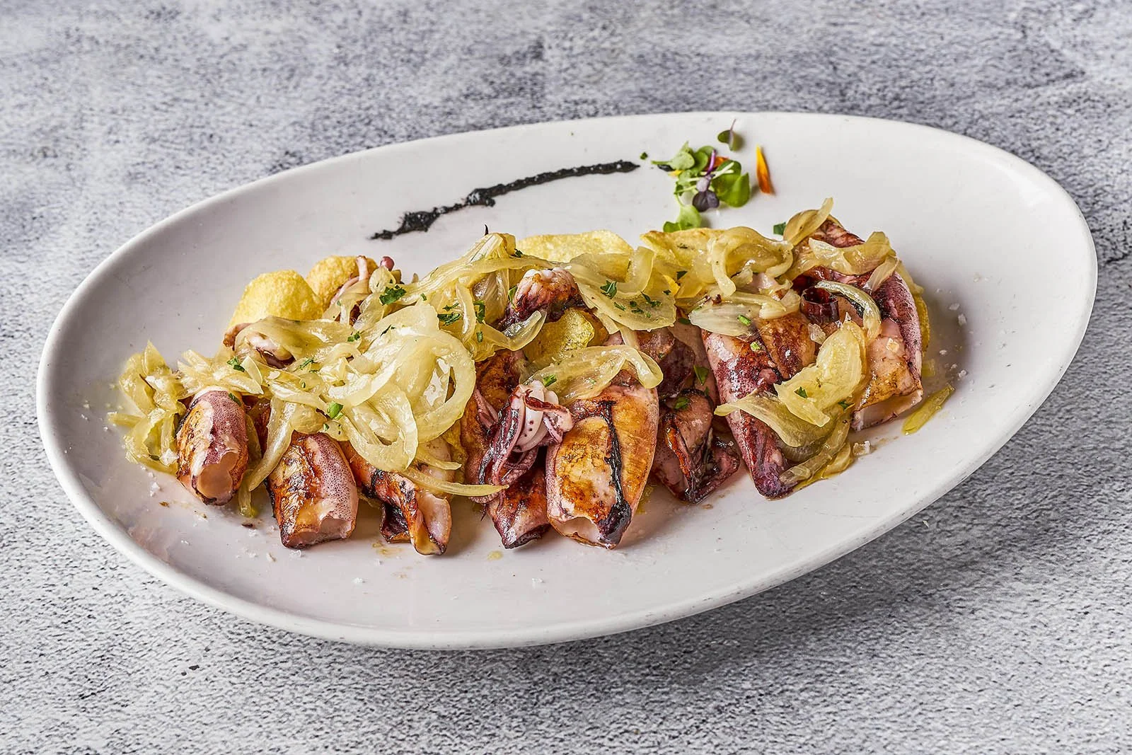 Grilled Baby Squid at Ogrelo