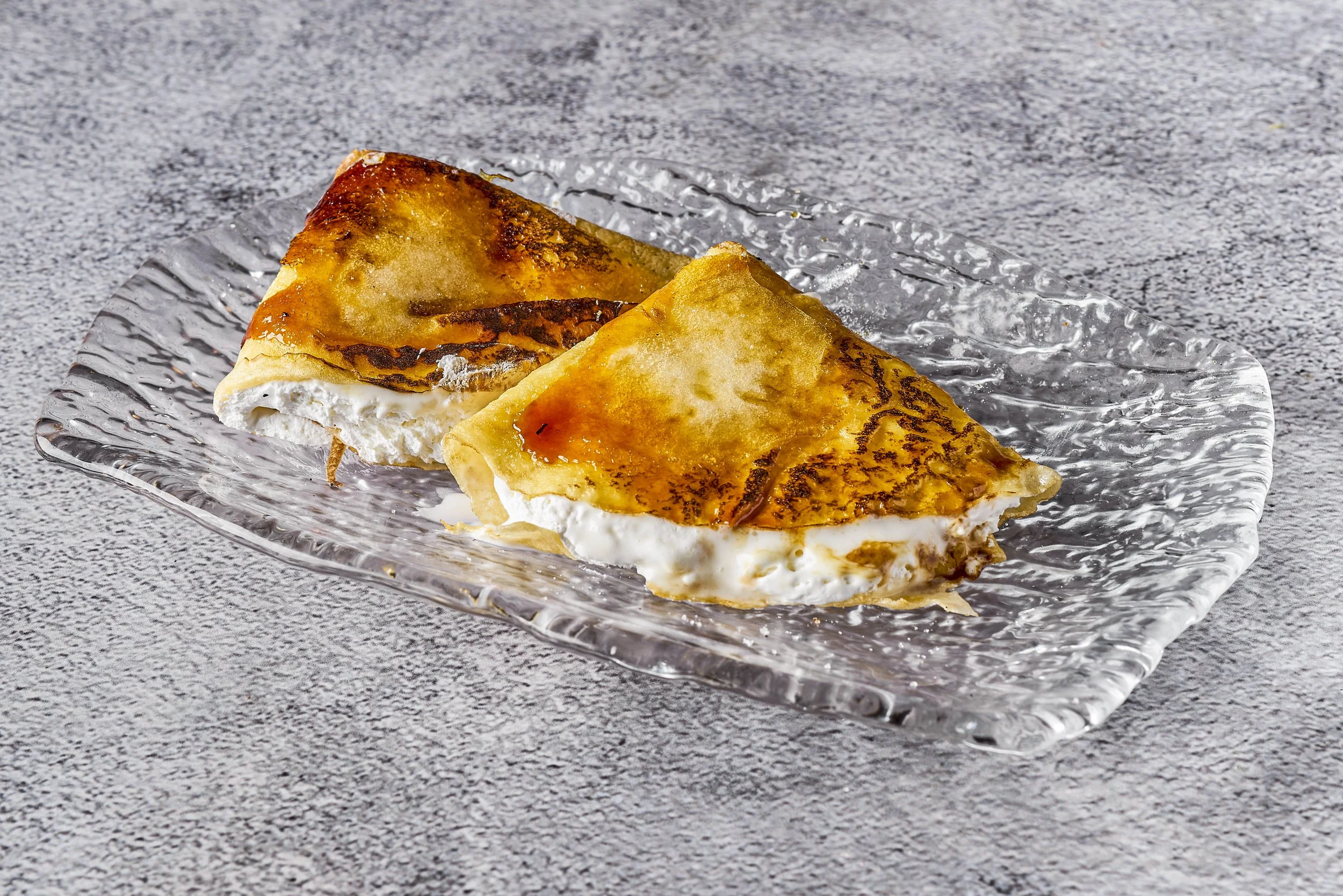 Filloas with Whipped Cream at Ogrelo